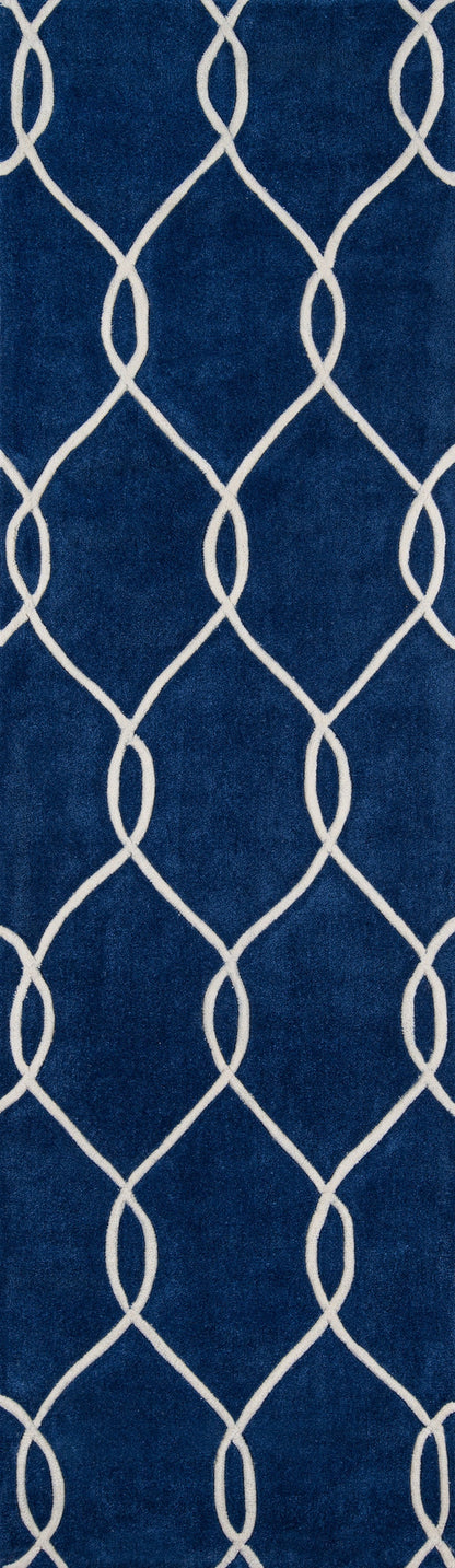 Momeni Bliss BS-12 Navy Hand Tufted Area Rug
