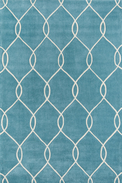 Momeni Bliss BS-12 Teal Hand Tufted Area Rug