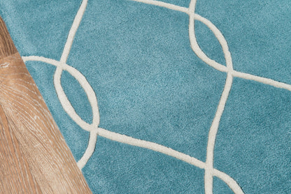 Momeni Bliss BS-12 Teal Hand Tufted Area Rug
