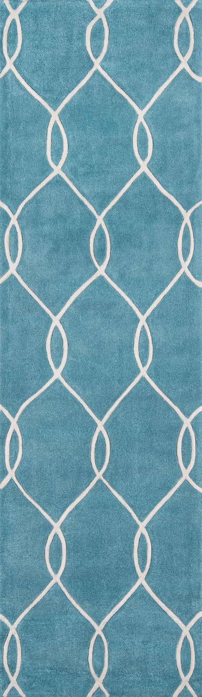 Momeni Bliss BS-12 Teal Hand Tufted Area Rug