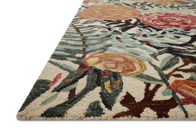 Belladonna BLM-02 Ivory / Lagoon Area Rug by Loloi