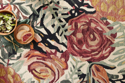 Loloi Belladonna BLM-02 Ivory / Lagoon Area Rug