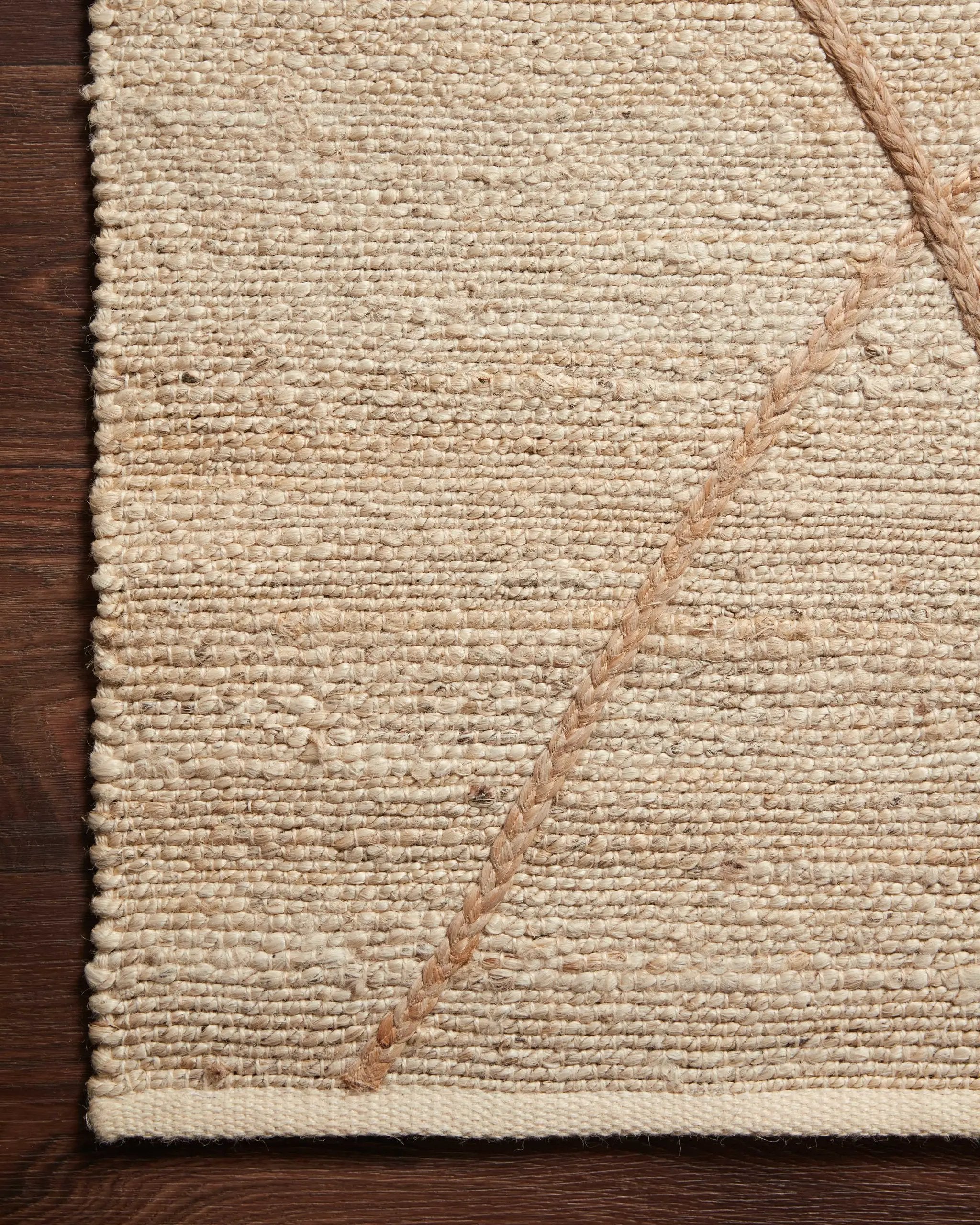 Bodhi BOD-01 Ivory / Natural Area Rug by Loloi