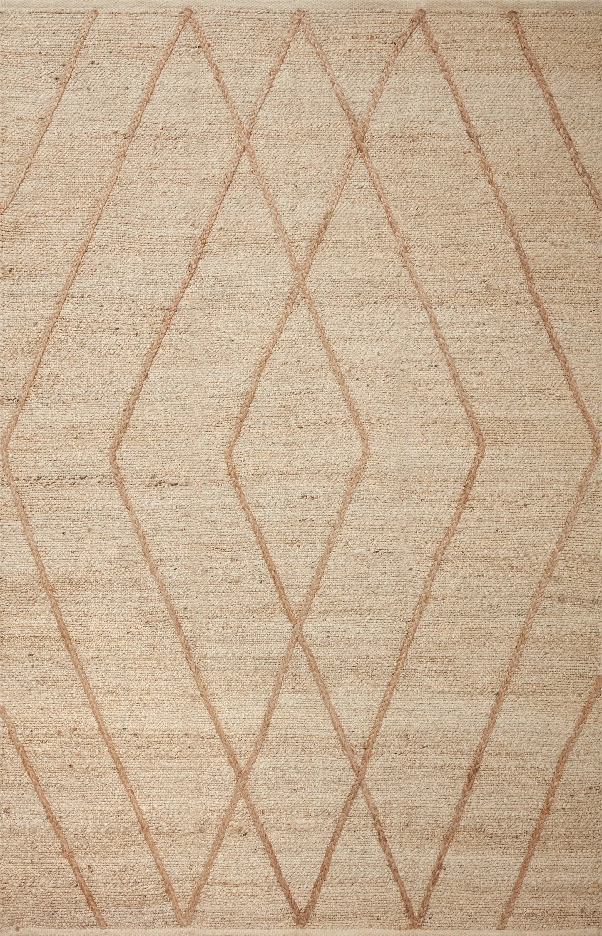 Bodhi BOD-02 Ivory / Natural Area Rug by Loloi