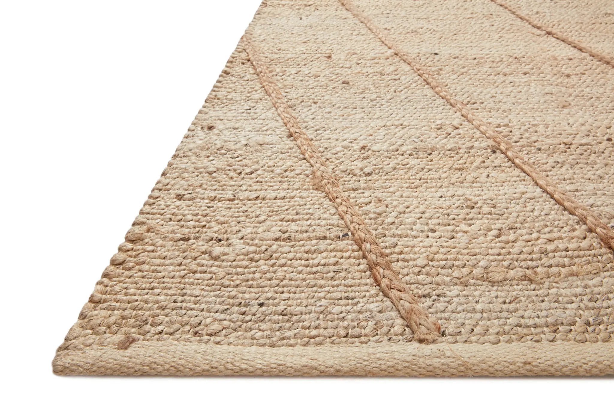 Bodhi BOD-02 Ivory / Natural Area Rug by Loloi