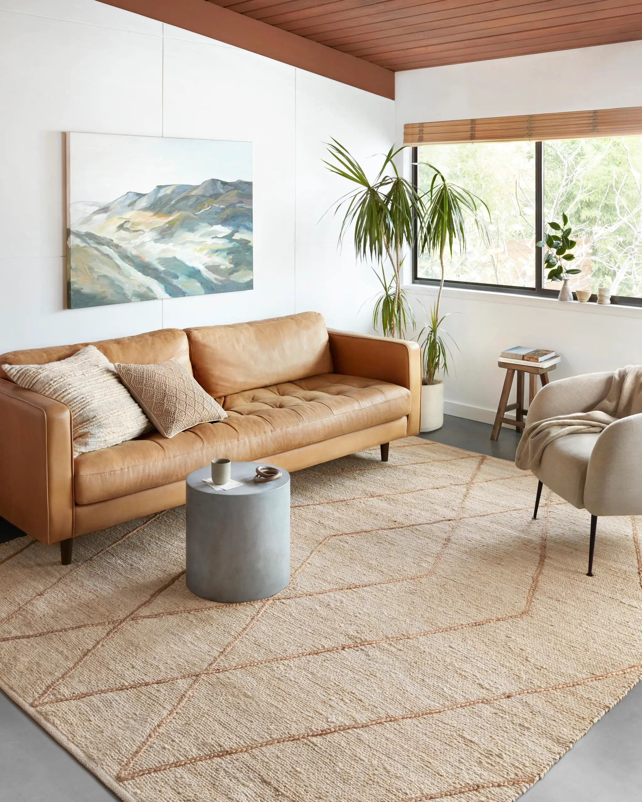 Bodhi BOD-02 Ivory / Natural Area Rug by Loloi