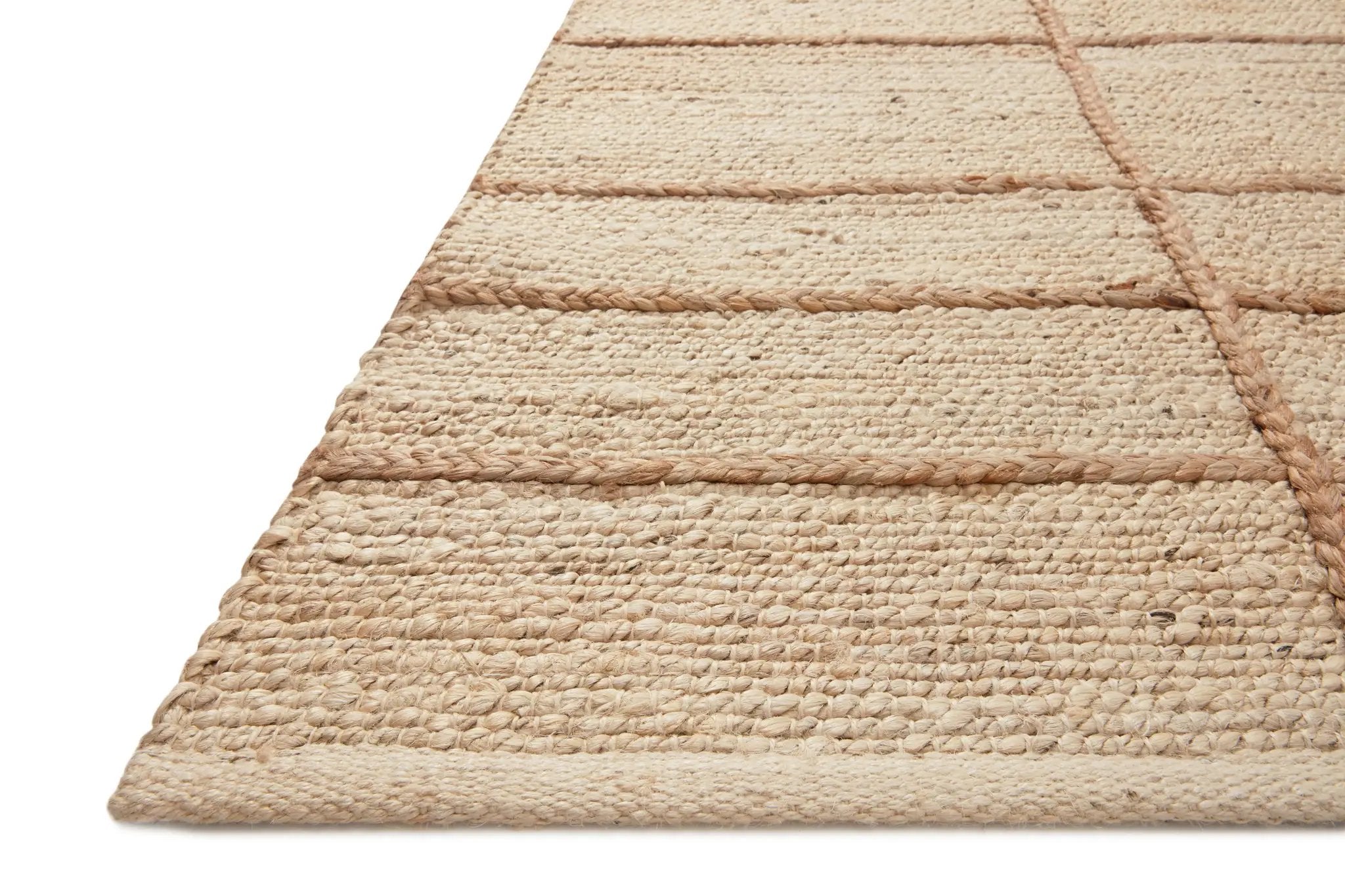 Bodhi BOD-04 Ivory / Natural Area Rug by Loloi