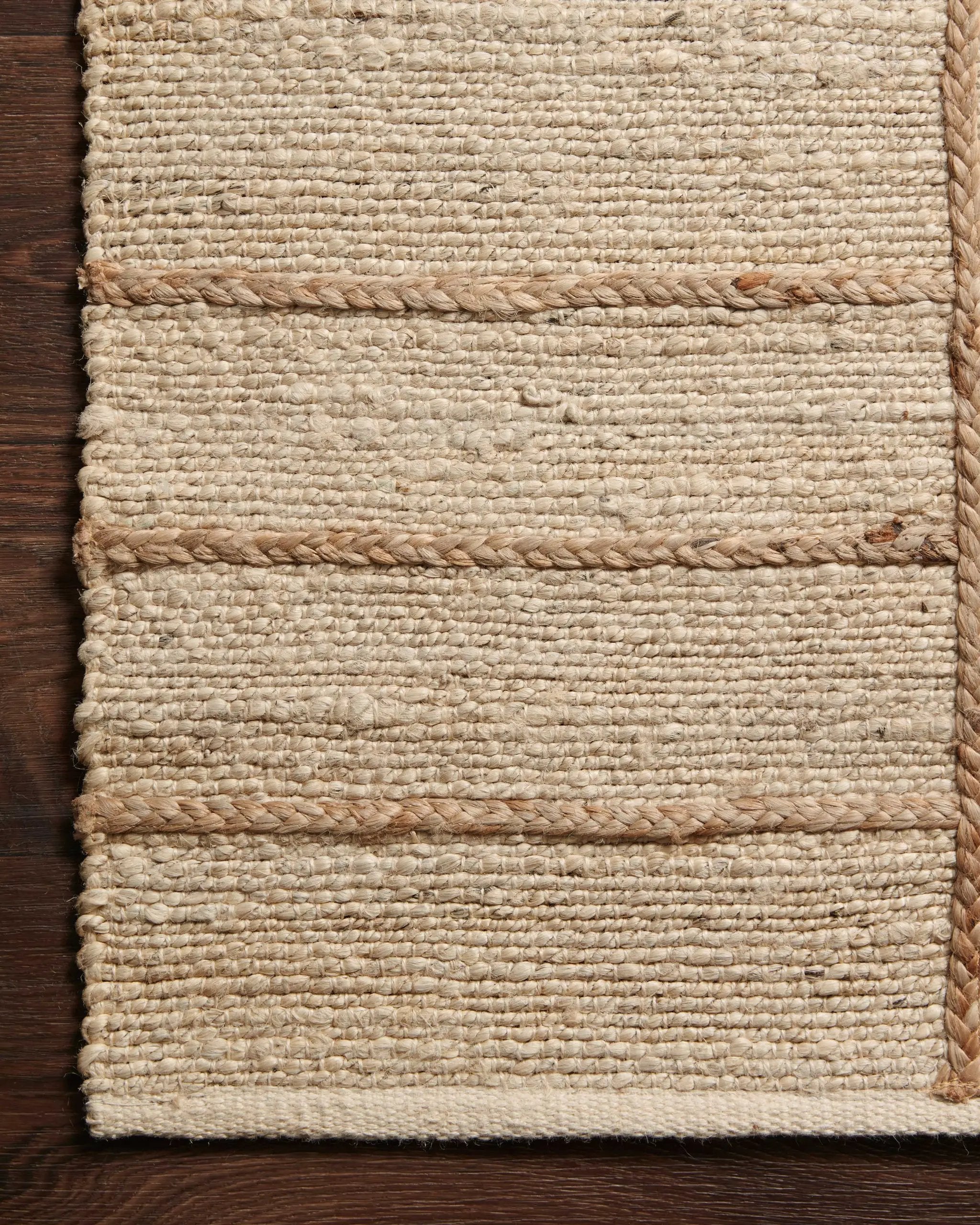 Bodhi BOD-04 Ivory / Natural Area Rug by Loloi