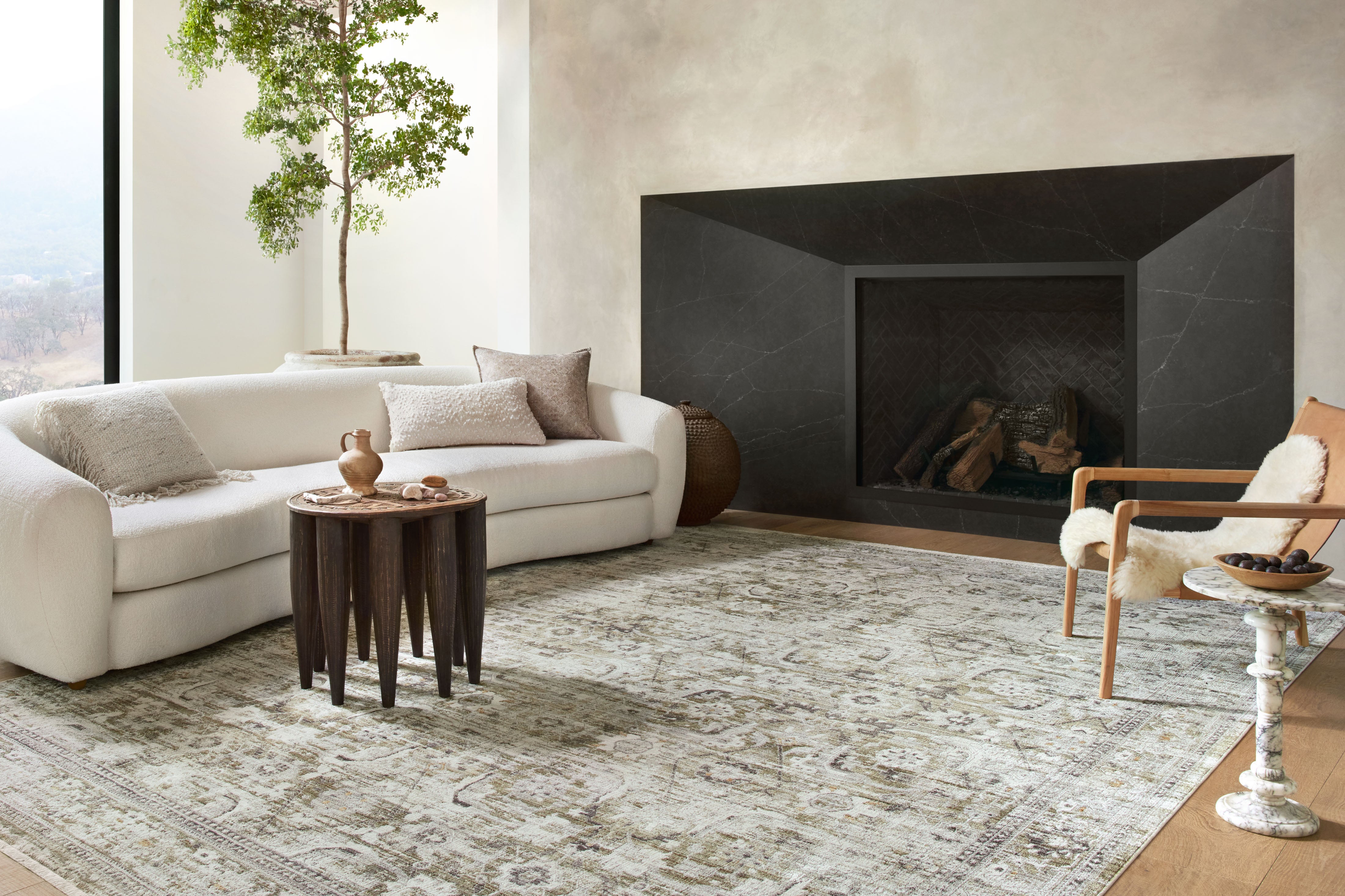 Loloi Bonney BNY-02 Moss / Stone Area Rug