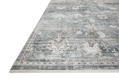 Loloi Bonney BNY-03 Lagoon / Ivory Area Rug