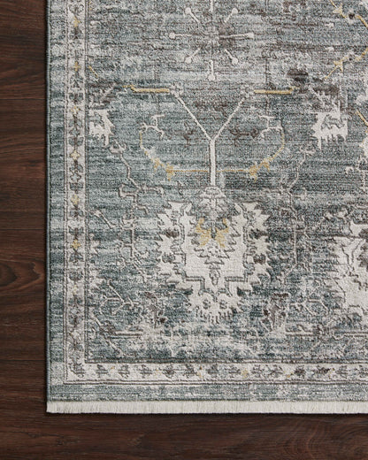 Loloi Bonney BNY-03 Lagoon / Ivory Area Rug