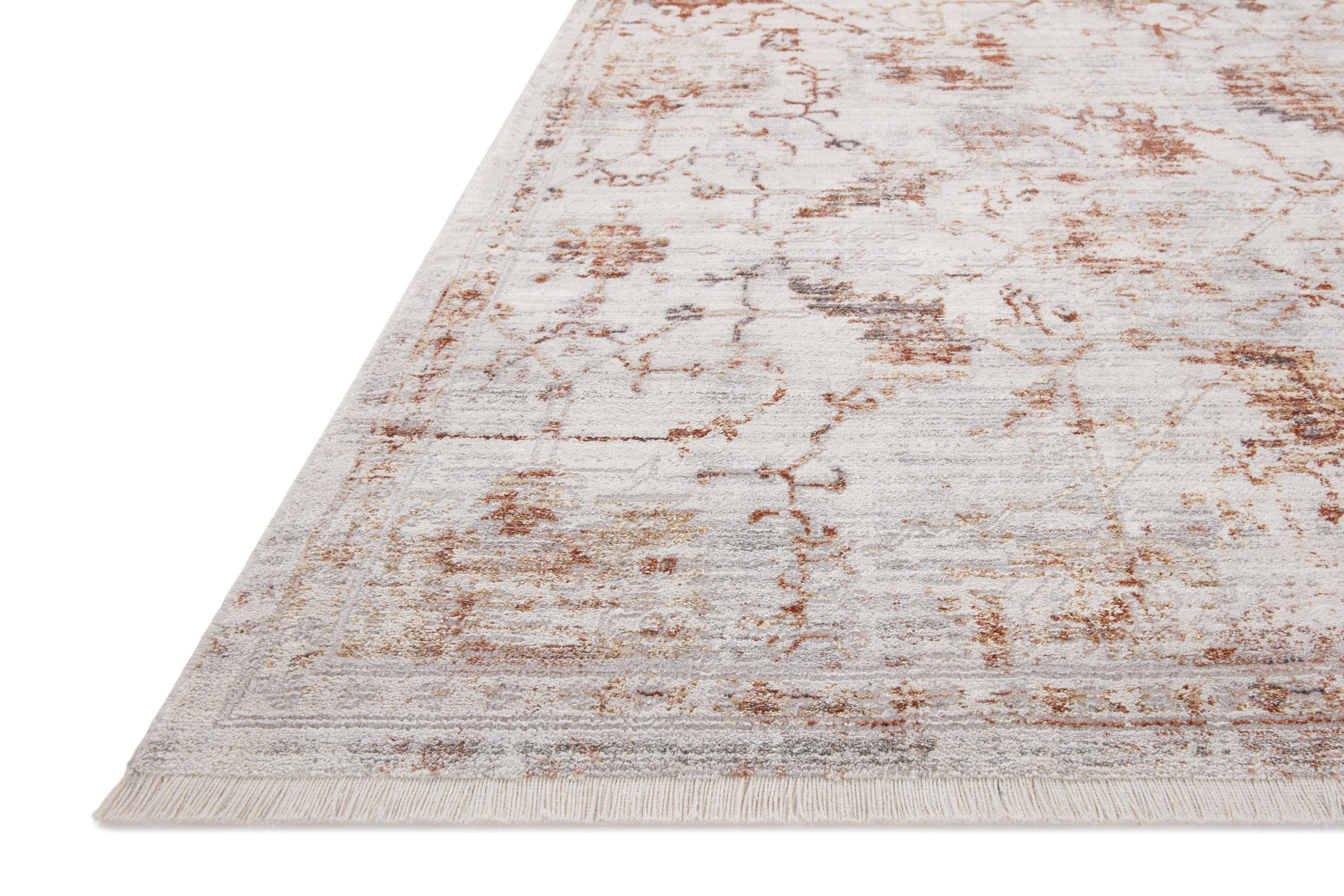 Loloi Bonney BNY-04 Silver / Sunset Area Rug