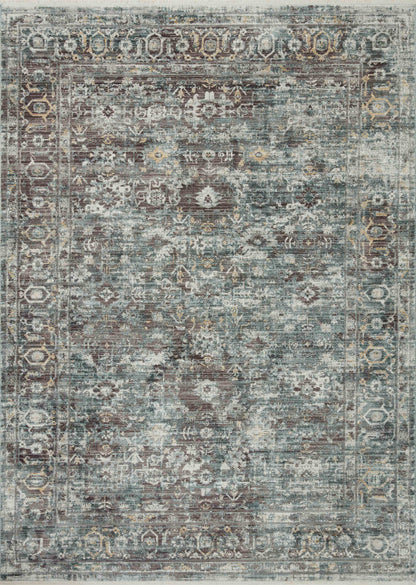 Loloi Bonney BNY-05 Slate / Teal Area Rug