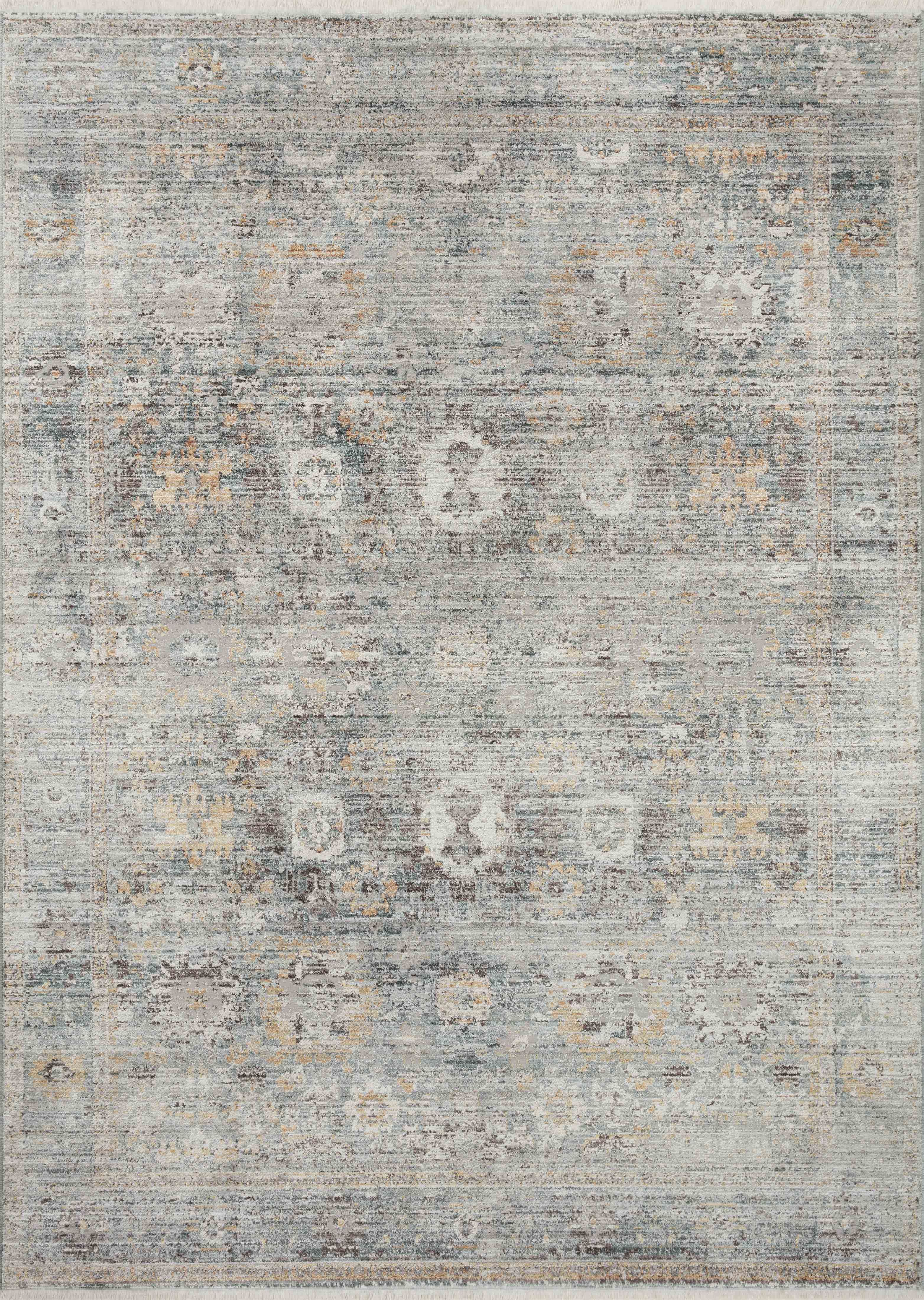 Loloi Bonney BNY-06 Teal / Gold Area Rug