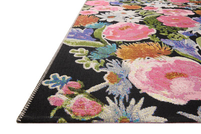 Botanical BOT-01 Black / Multi Area Rug by Loloi