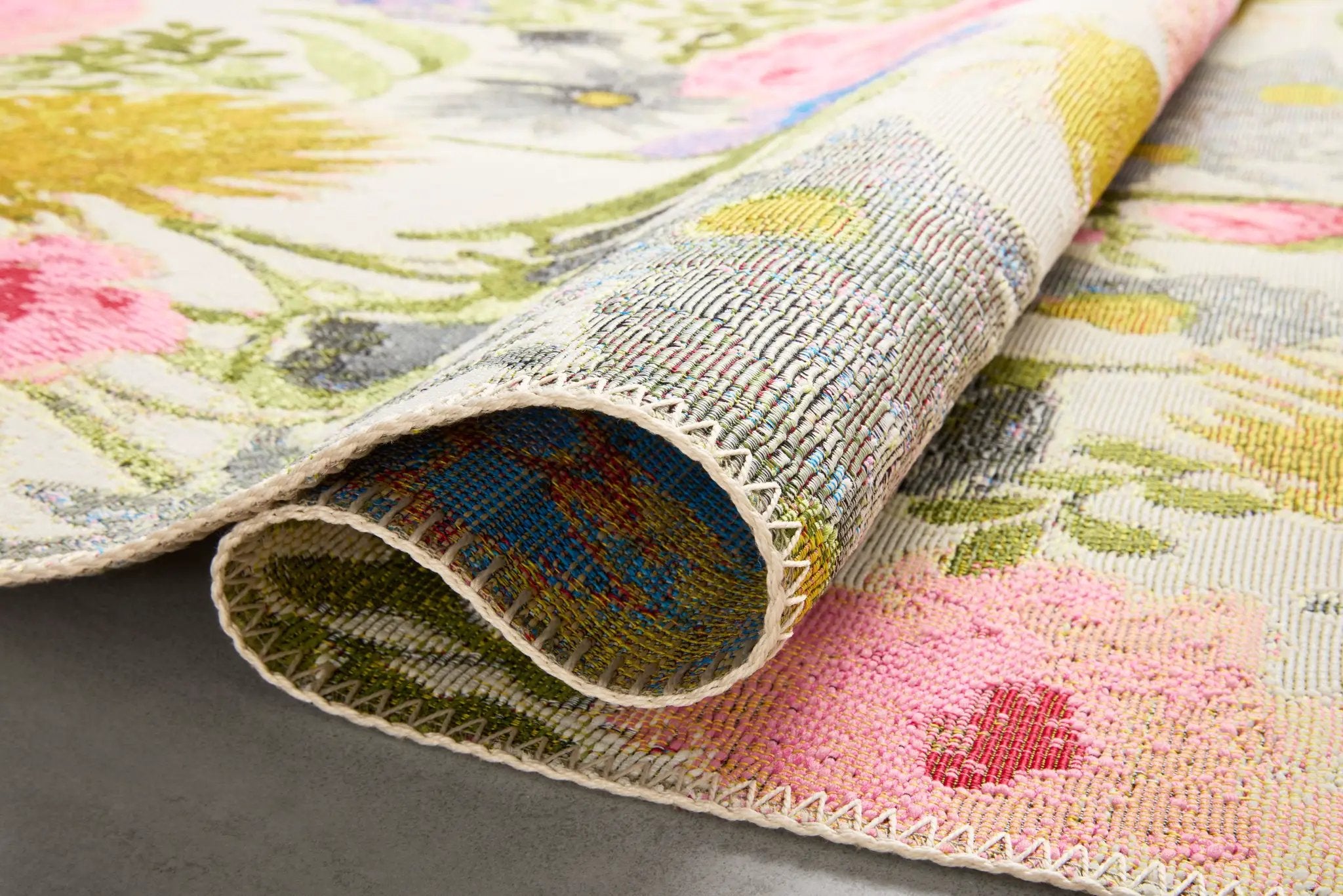 Botanical BOT-01 Ivory / Multi Area Rug by Loloi