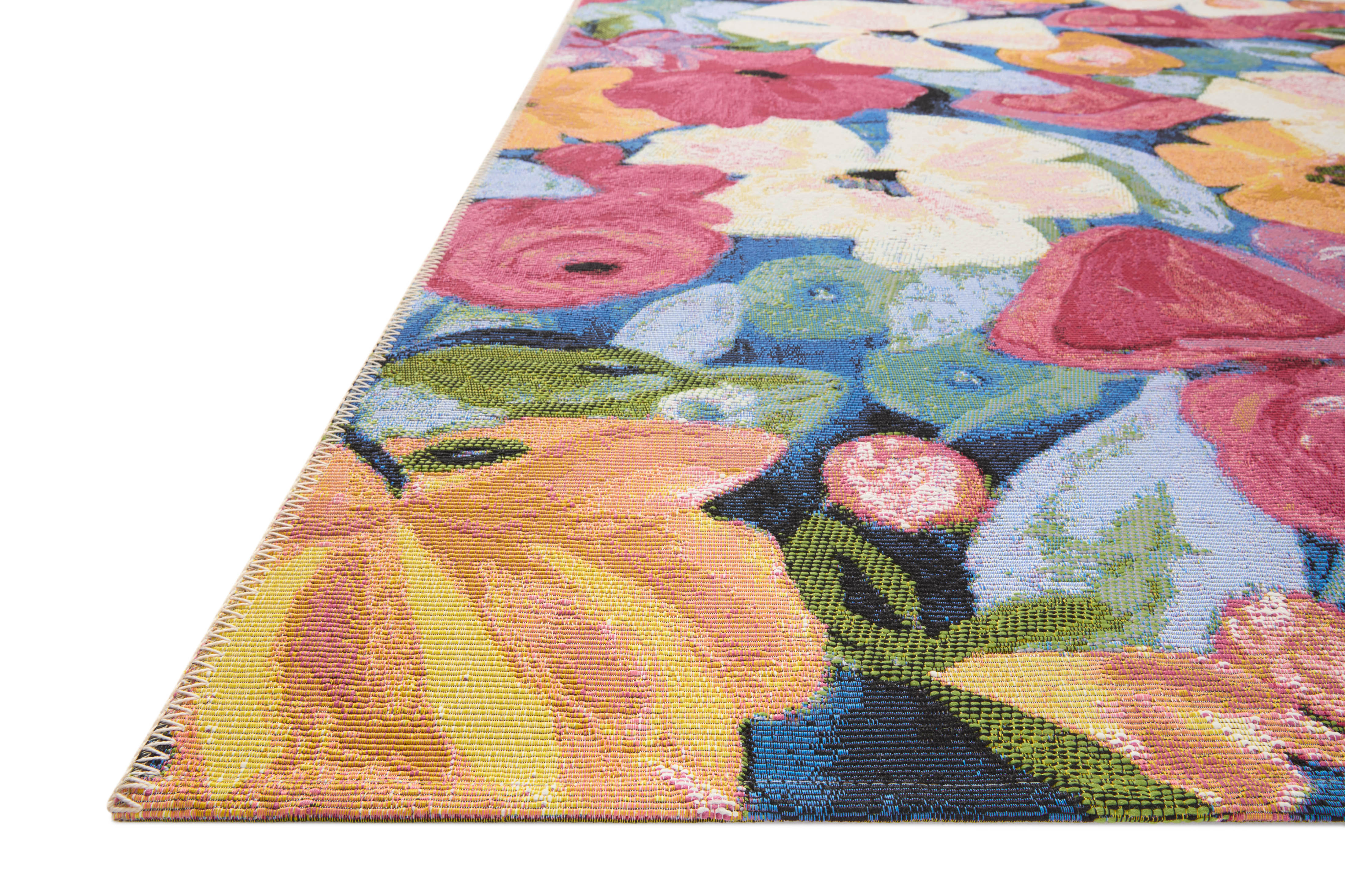 Loloi Botanical BOT-02 Navy / Multi Area Rug