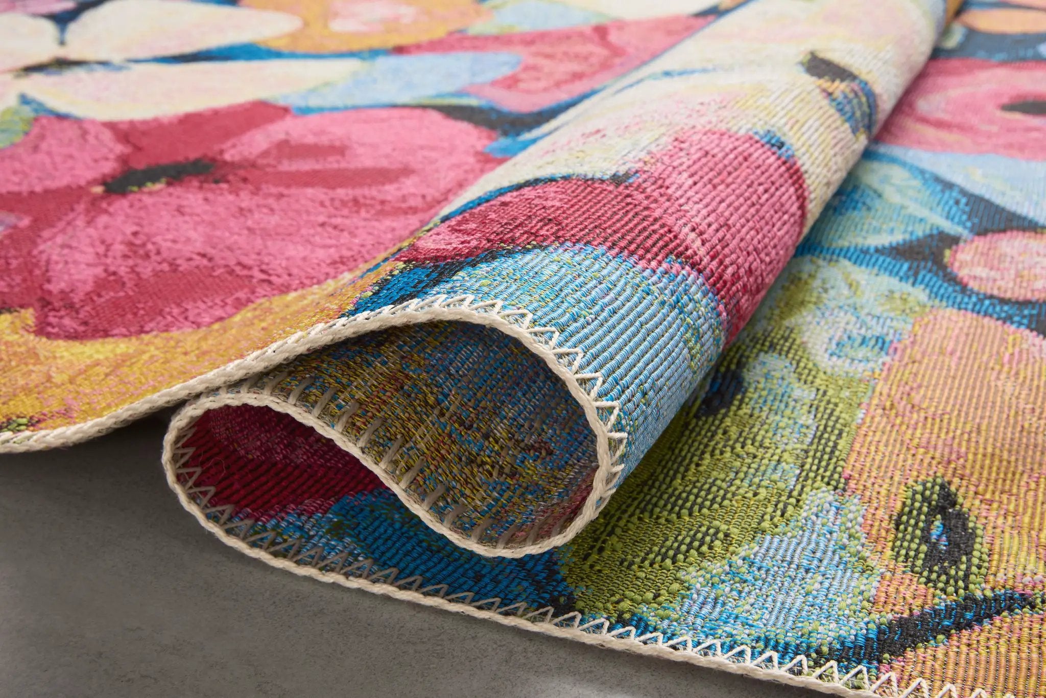Botanical BOT-02 Navy / Multi Area Rug by Loloi