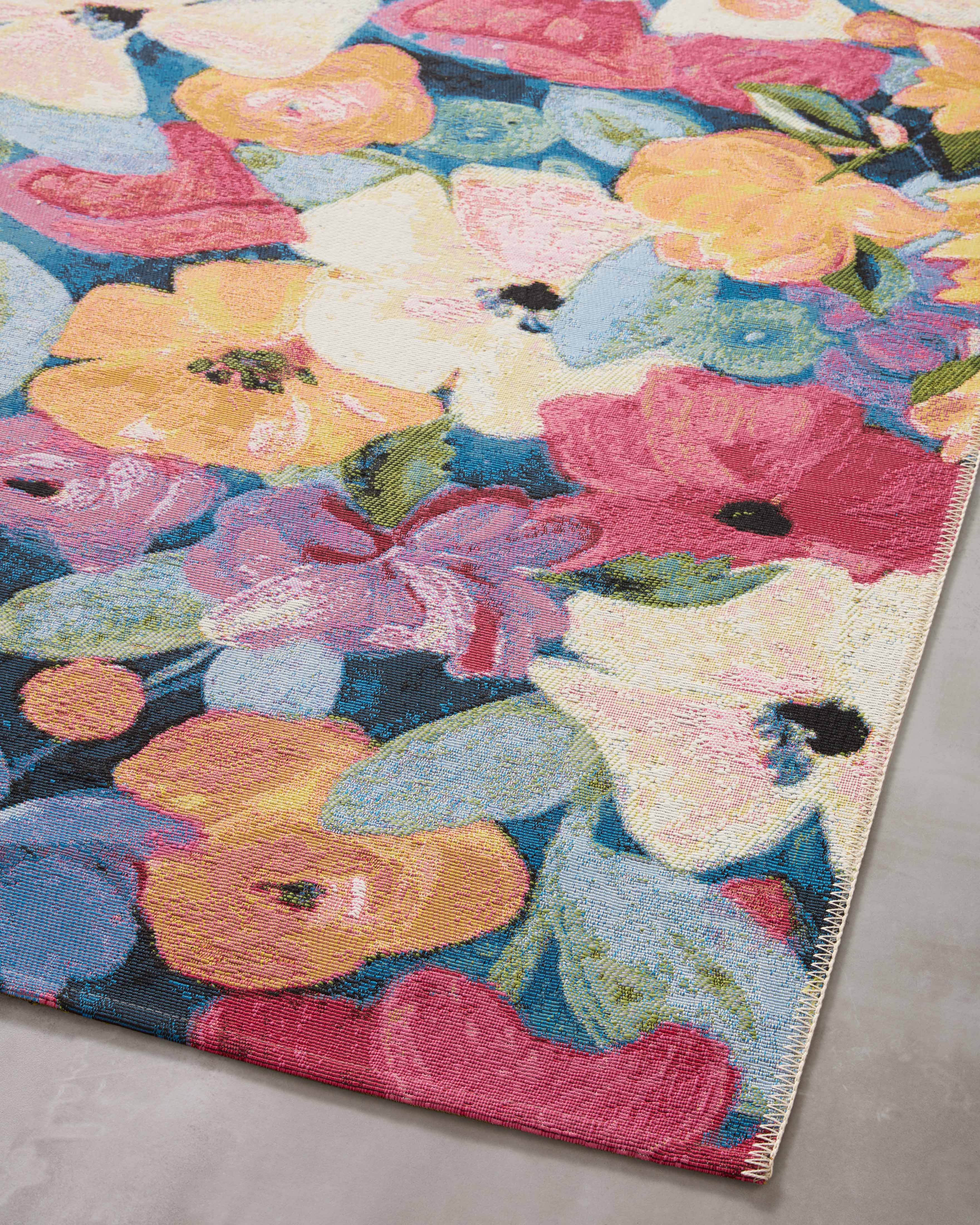 Loloi Botanical BOT-02 Navy / Multi Area Rug