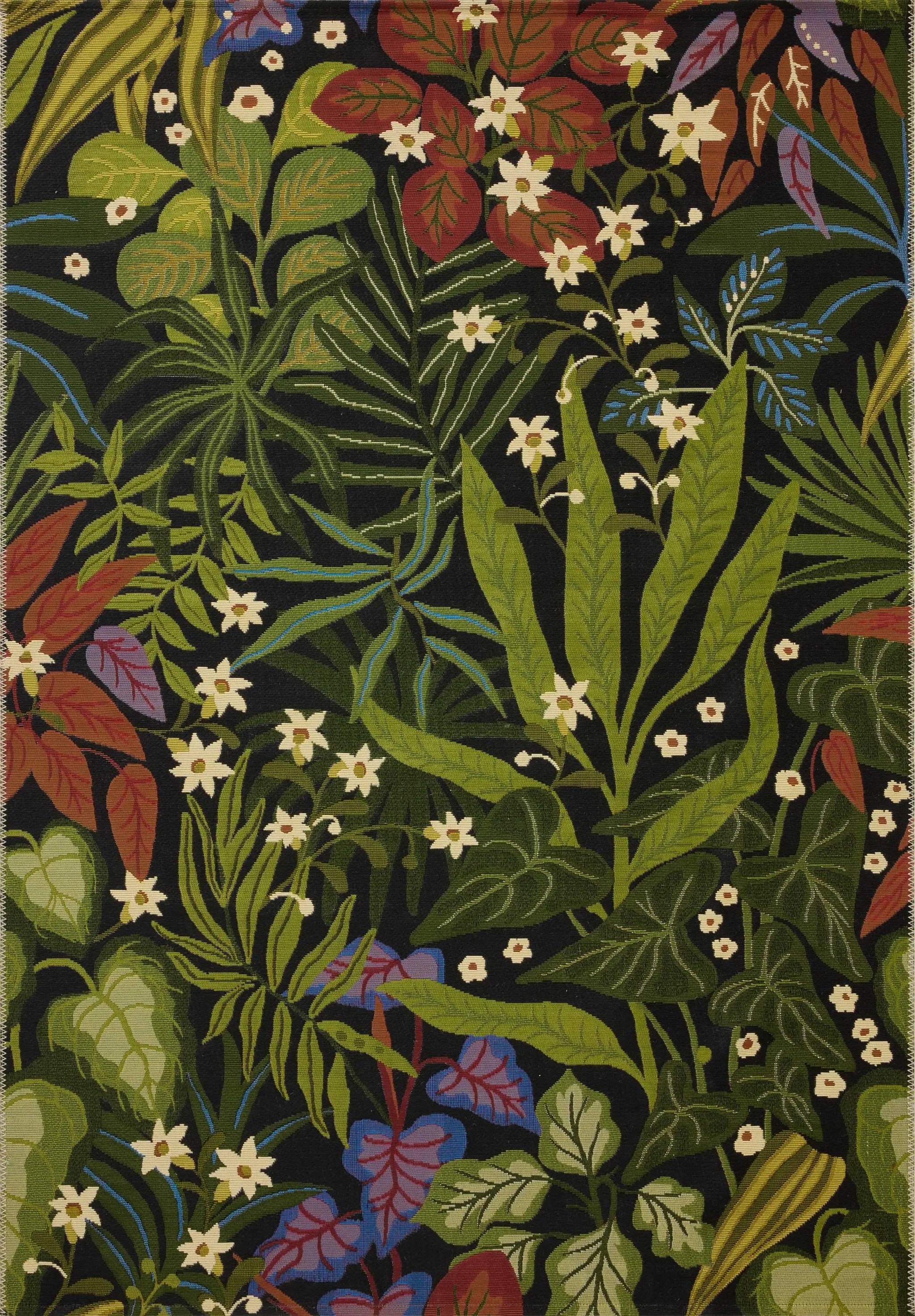 Botanical BOT-06 Onyx / Multi Area Rug by Loloi