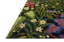 The Botanical BOT-06 Onyx / Multi Area Rug brings bold onyx and vibrant multi-toned character and vintage and botanical flair to your home in a power-loomed area rug