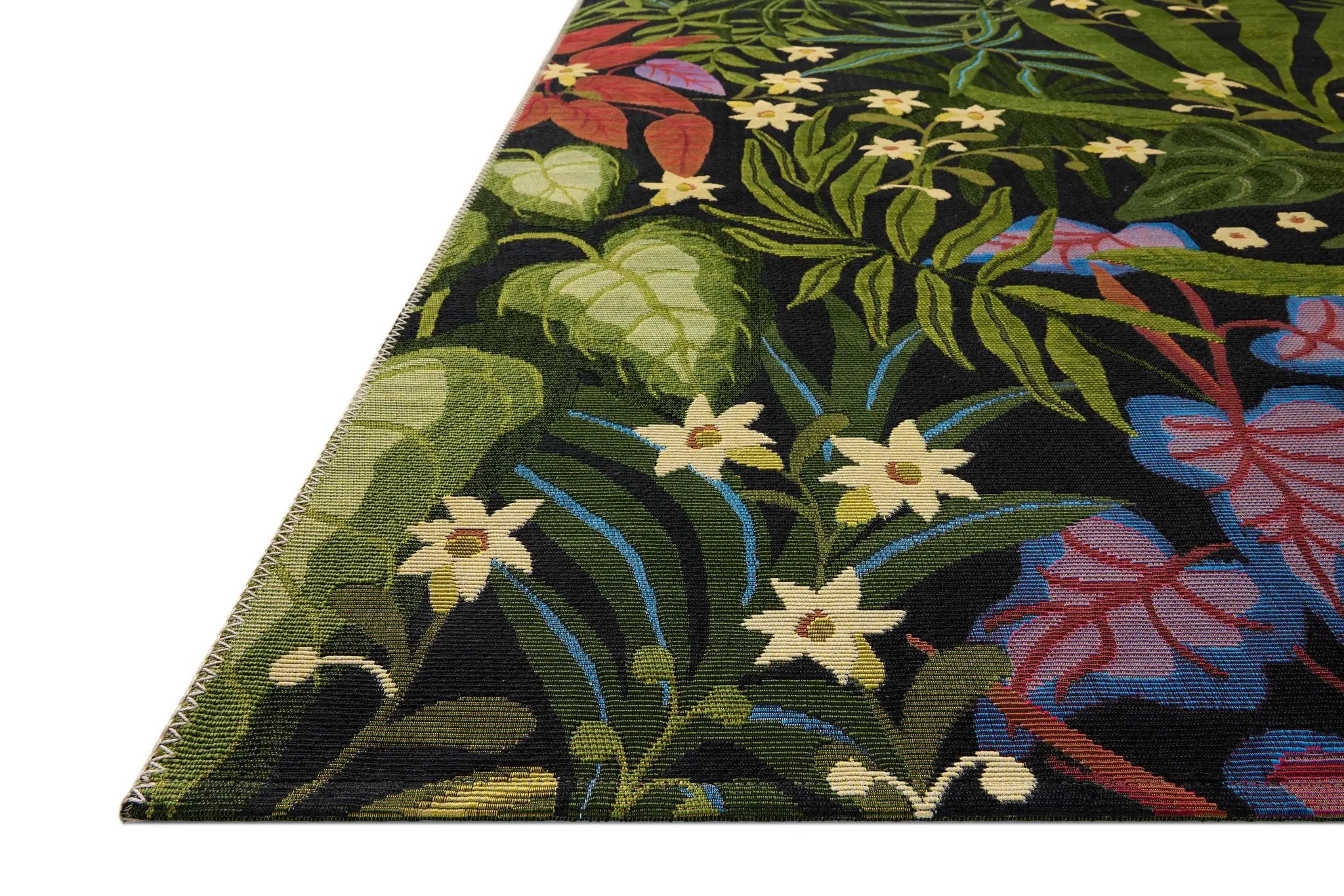 Botanical BOT-06 Onyx / Multi Area Rug by Loloi