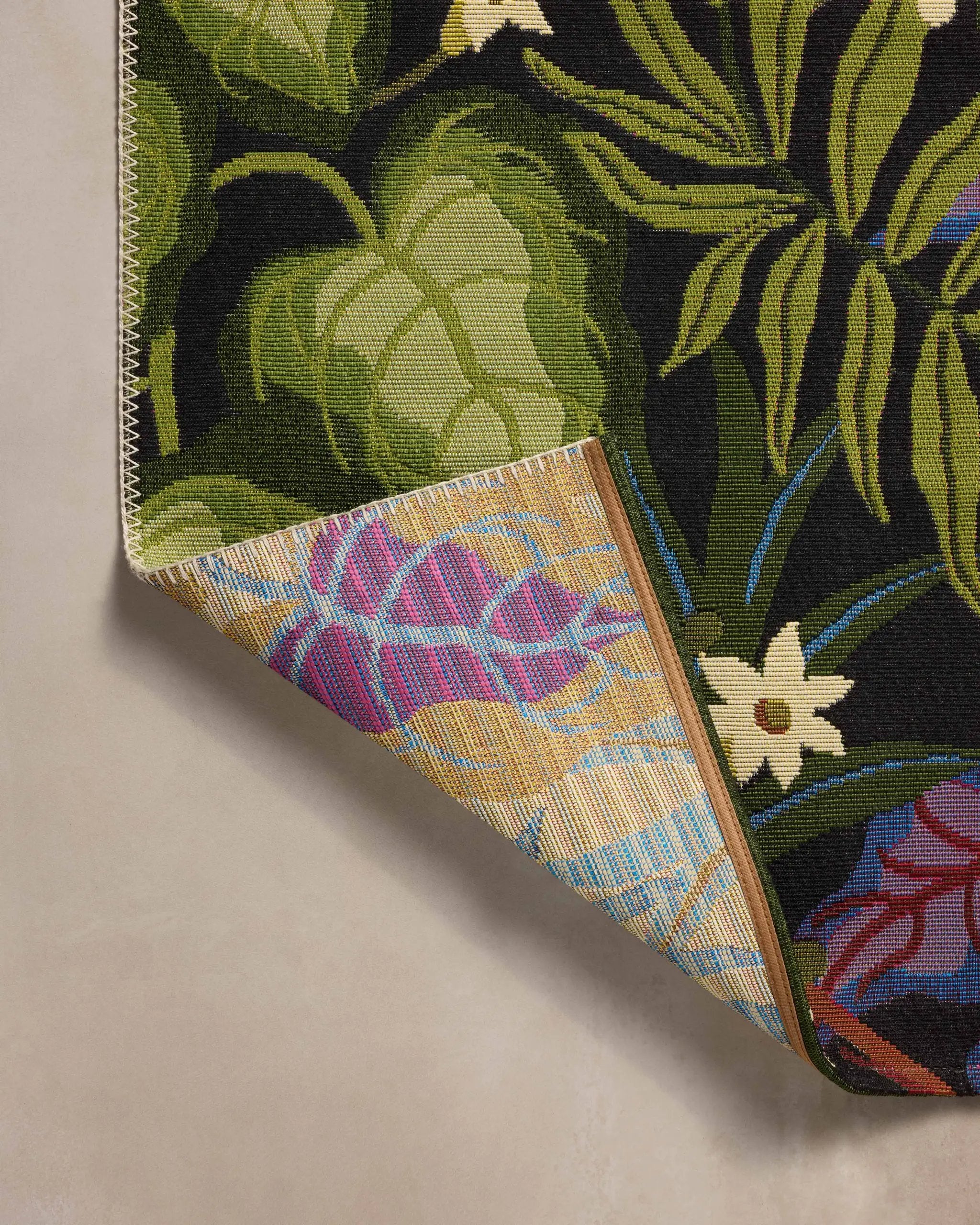 Botanical BOT-06 Onyx / Multi Area Rug by Loloi
