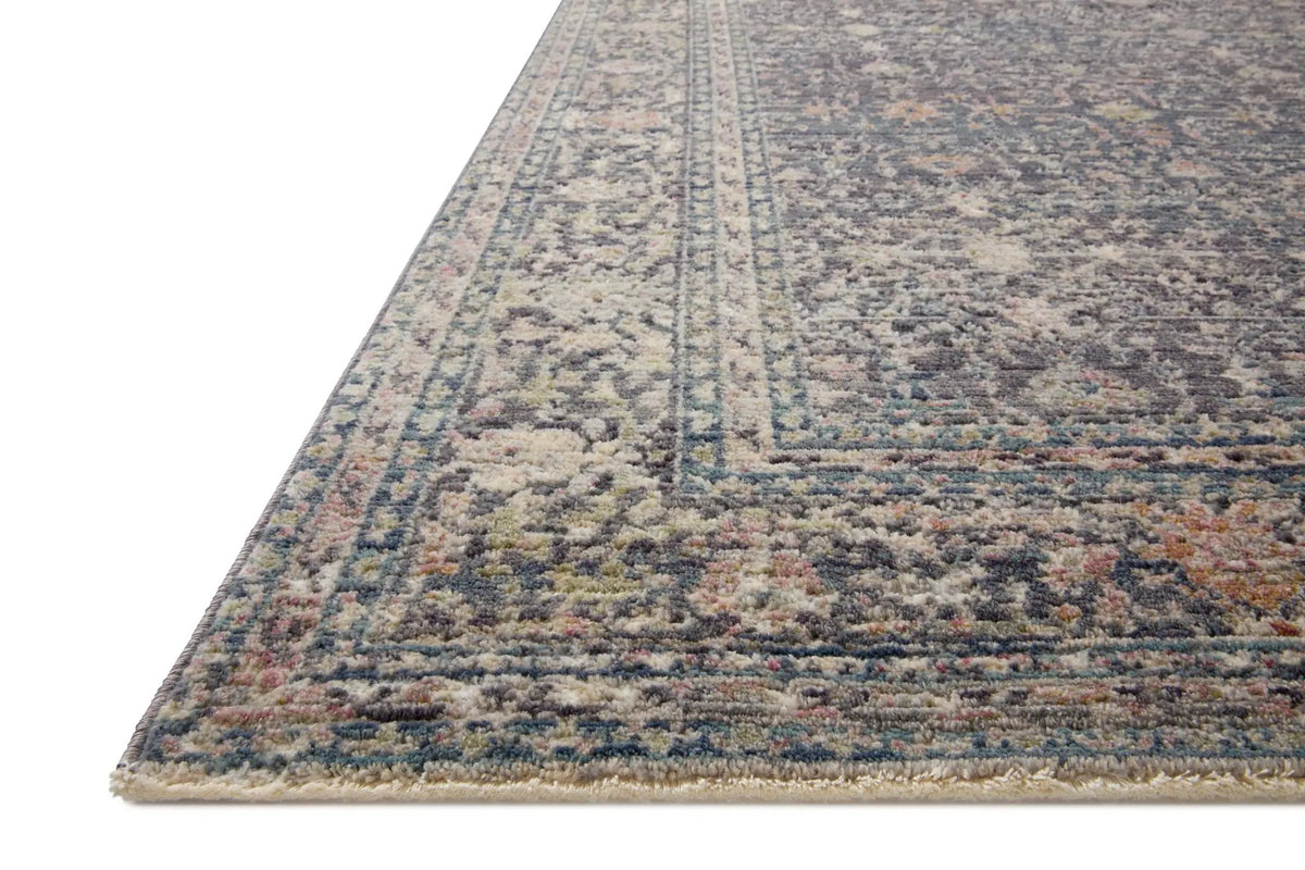 Bradbury BRU-01 Midnight / Multi Area Rug by Jean Stoffer x Loloi