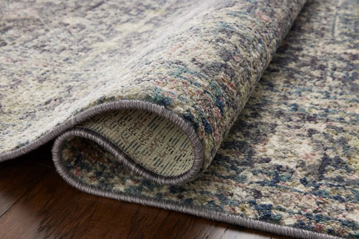 Bradbury BRU-01 Midnight / Multi Area Rug by Jean Stoffer x Loloi