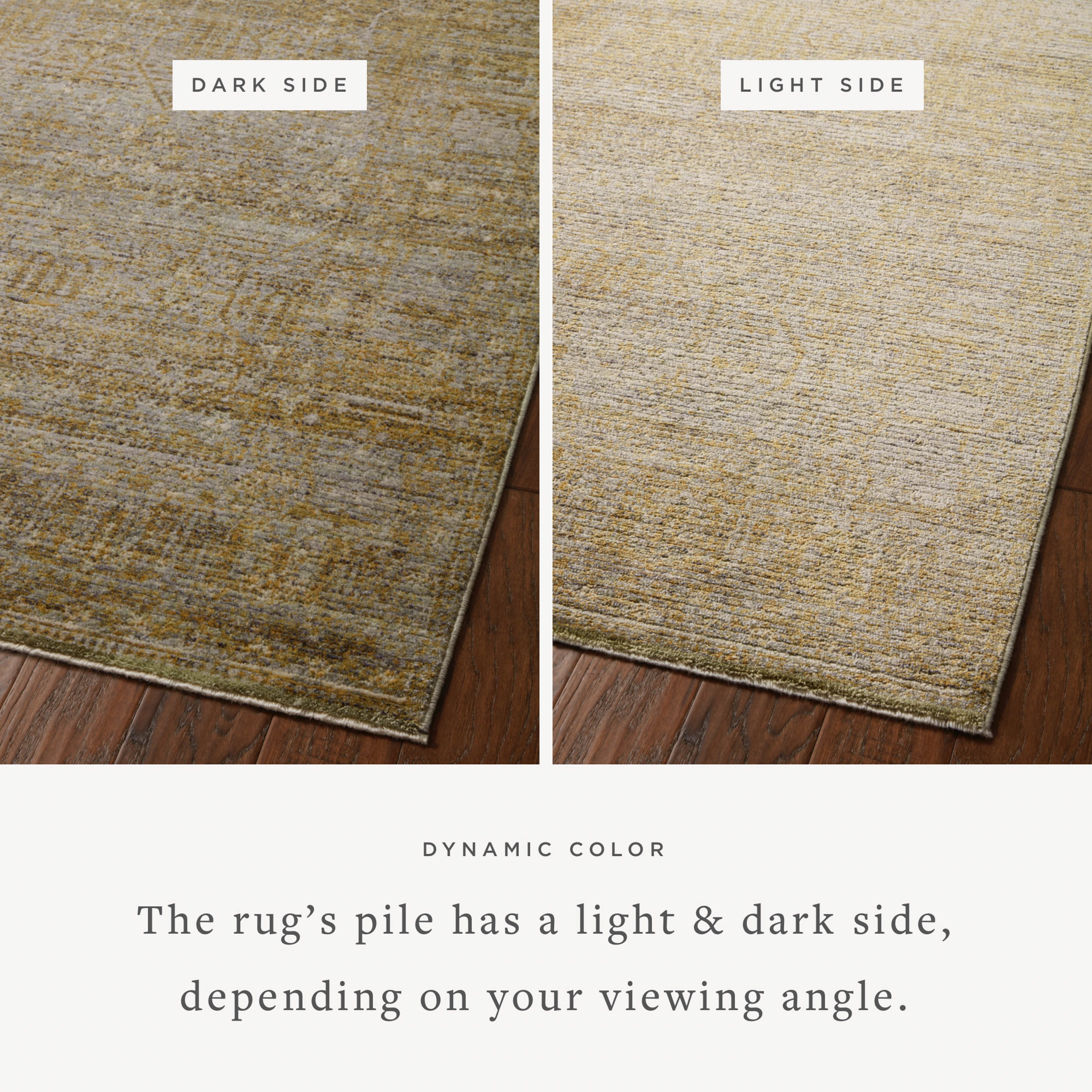 Jean Stoffer x Loloi Bradbury BRU-02 Dove / Gold Area Rug