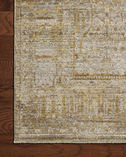 Jean Stoffer x Loloi Bradbury BRU-02 Dove / Gold Area Rug