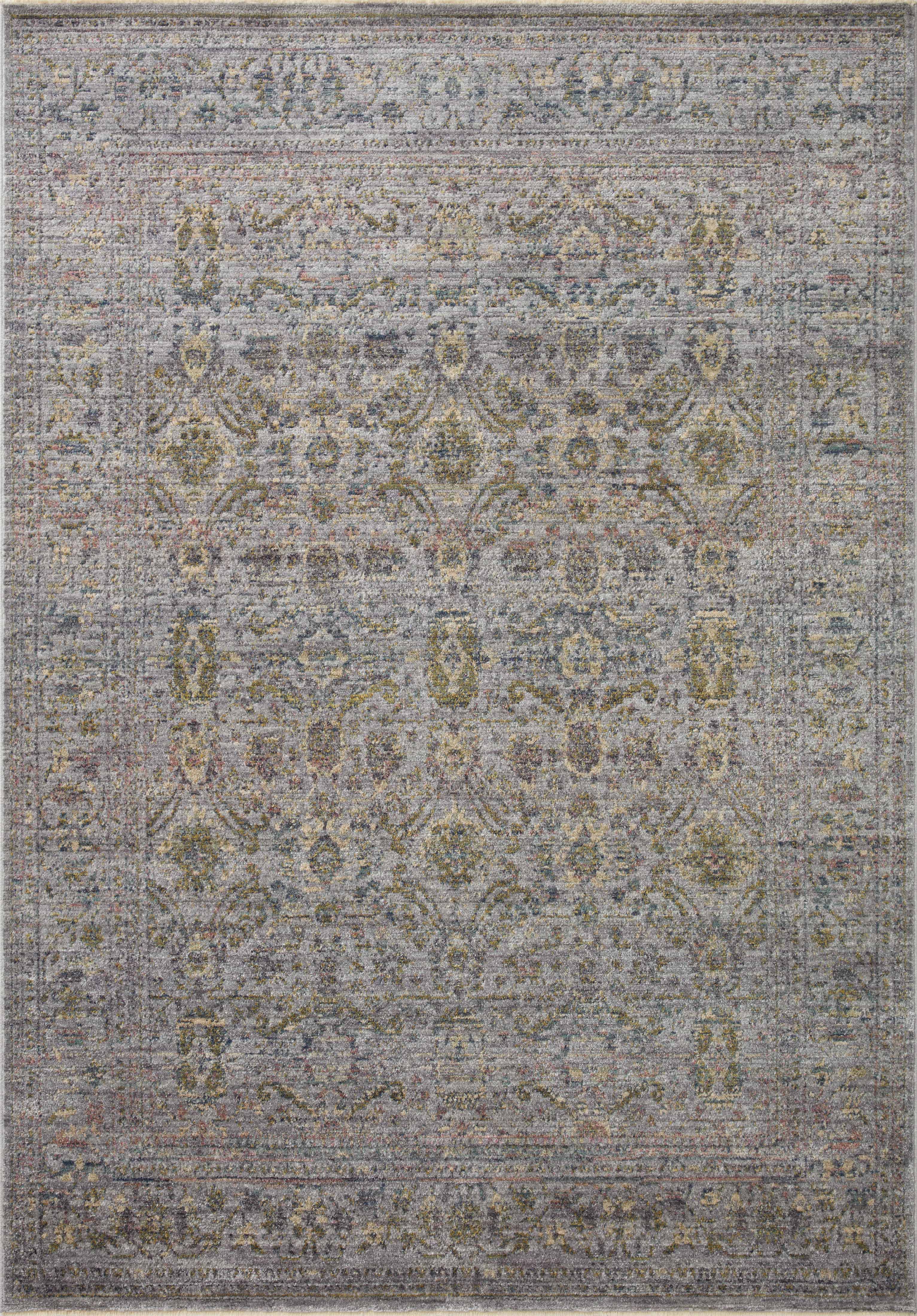 Jean Stoffer x Loloi Bradbury BRU-04 Grey / Multi Area Rug