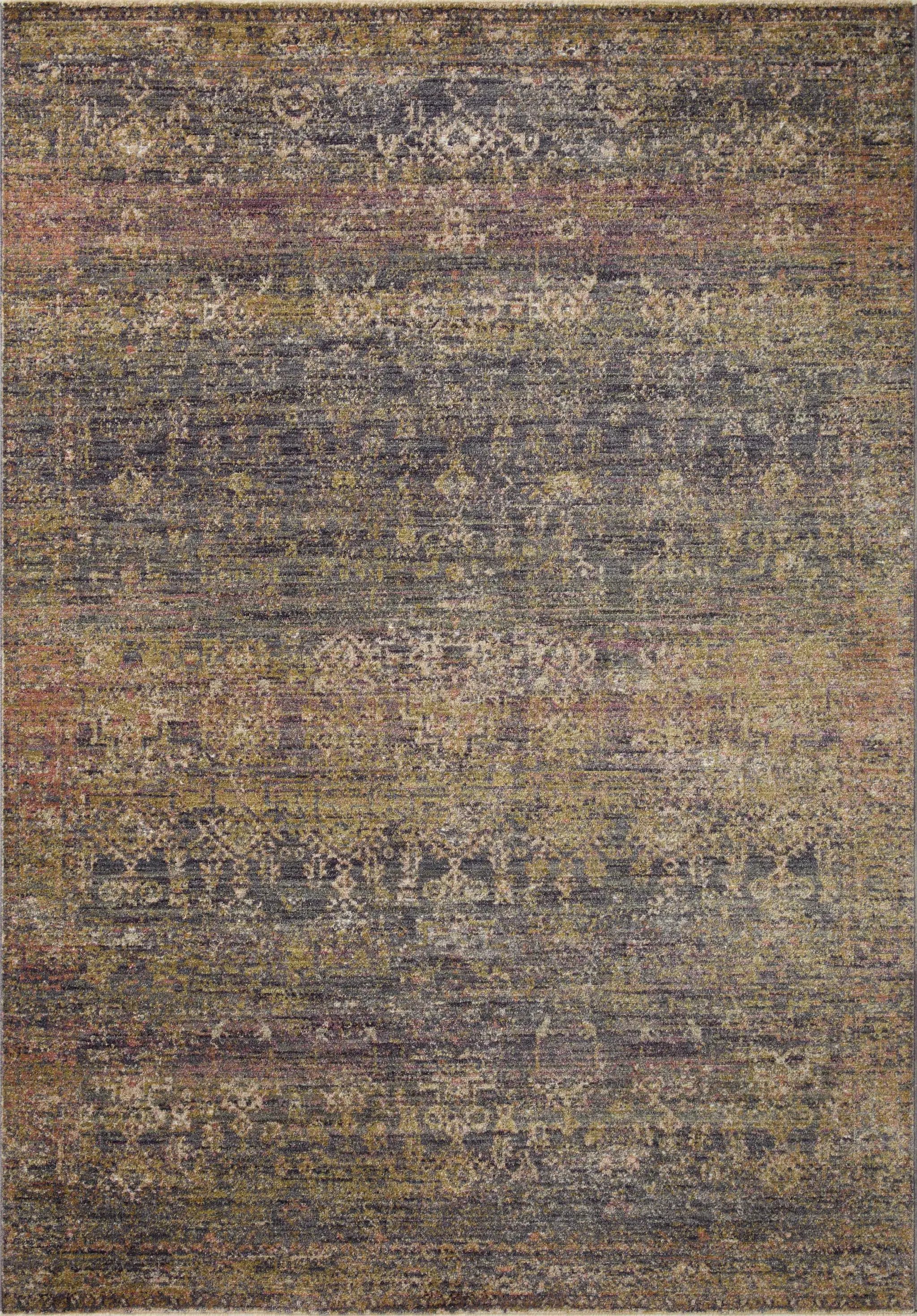 Bradbury BRU-05 Ink / Multi Area Rug by Jean Stoffer x Loloi