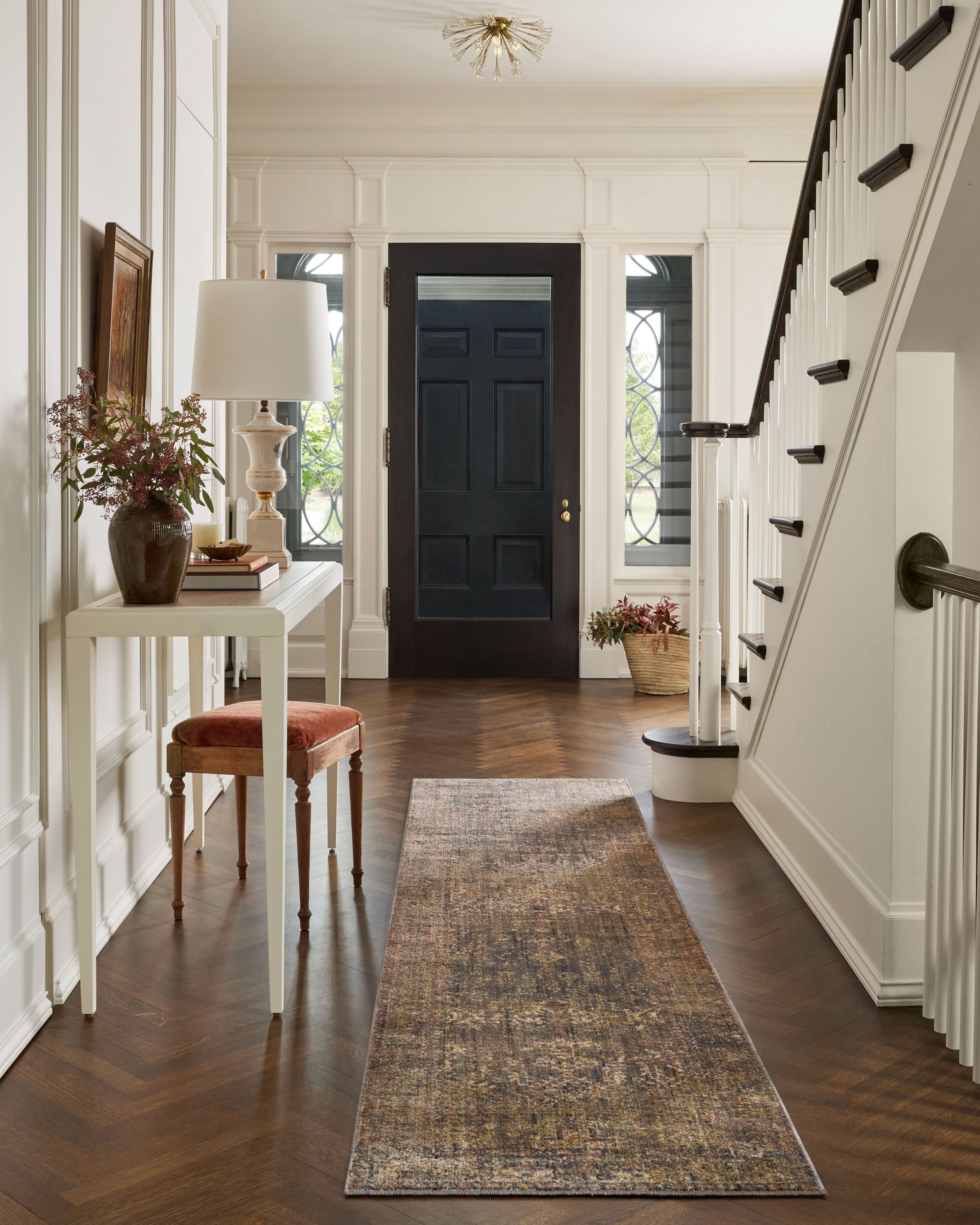 Jean Stoffer x Loloi Bradbury BRU-05 Ink / Multi Area Rug