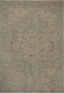 Finished in breezy sky-blue and lush moss tones with contemporary and traditional styling, the Briar BRR-01 Sky / Moss Area Rug is a power-loomed polyester area rug for modern living