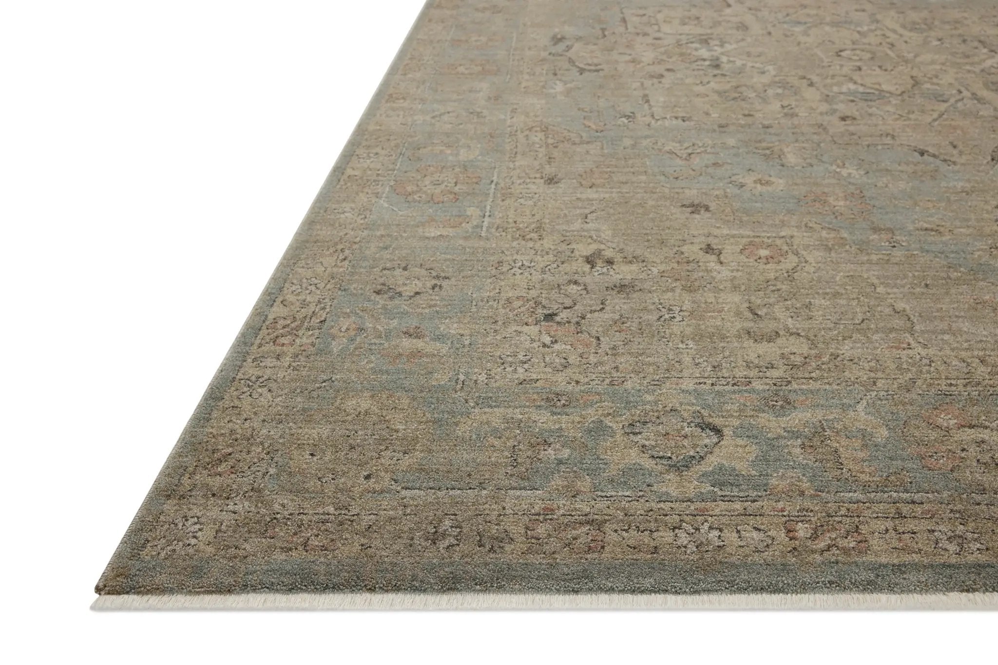 Briar BRR-01 Sky / Moss Area Rug by Loloi