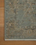 A power-loomed polyester area rug with contemporary and traditional design in aqua and earthy olive hues, the Briar BRR-02 Aqua / Olive Area Rug is a standout in any décor