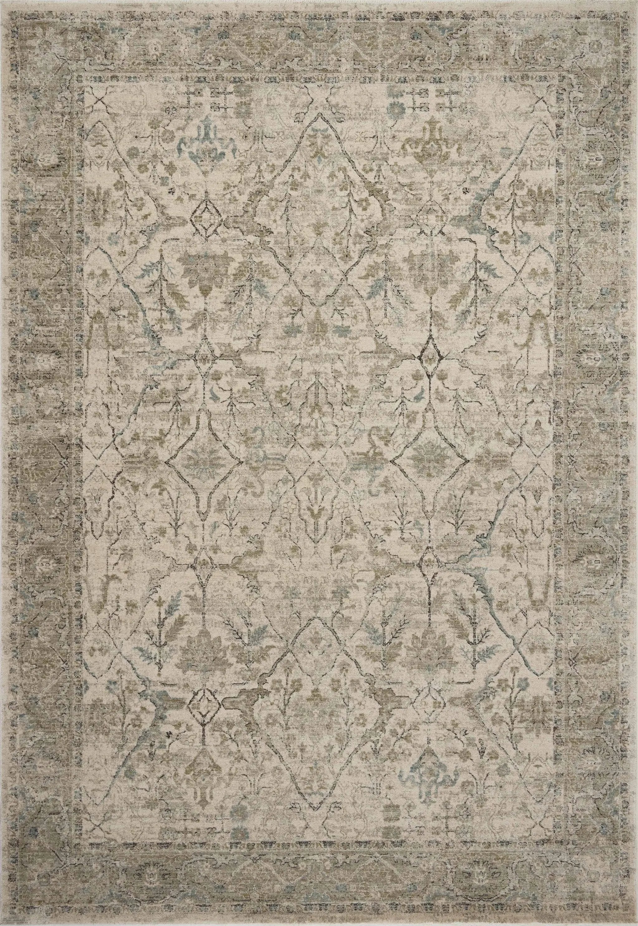 Briar BRR-02 Ivory / Sage Area Rug by Loloi