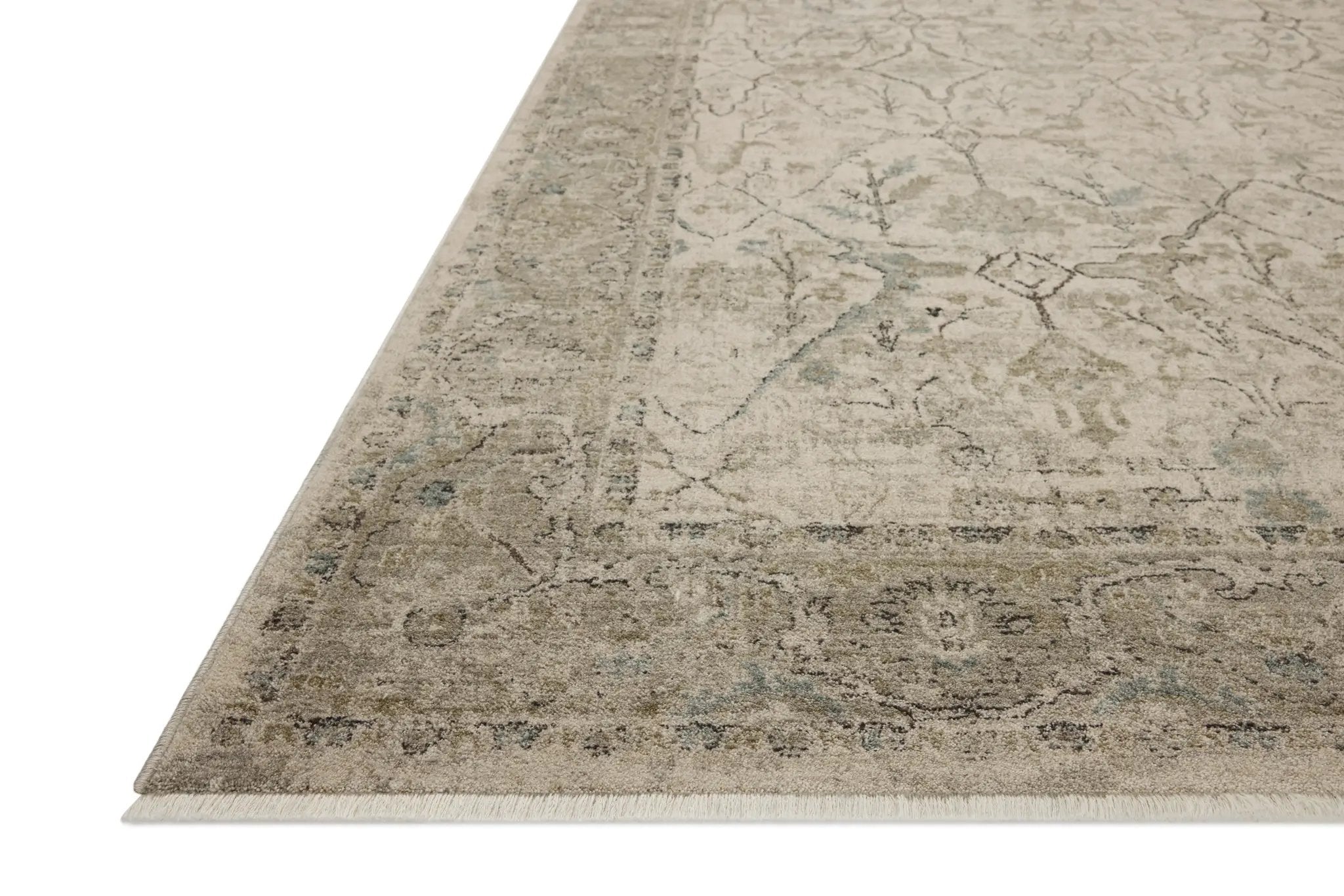 Briar BRR-02 Ivory / Sage Area Rug by Loloi