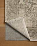 The Briar BRR-02 Ivory / Sage Area Rug highlights refined ivory and calming sage tones and contemporary and traditional texture in a beautifully made power-loomed polyester area rug