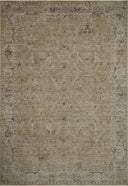 Dressed in earthy olive and grounding stone hues with contemporary and traditional detail, the Briar BRR-02 Olive / Stone Area Rug is a power-loomed polyester area rug that completes any room