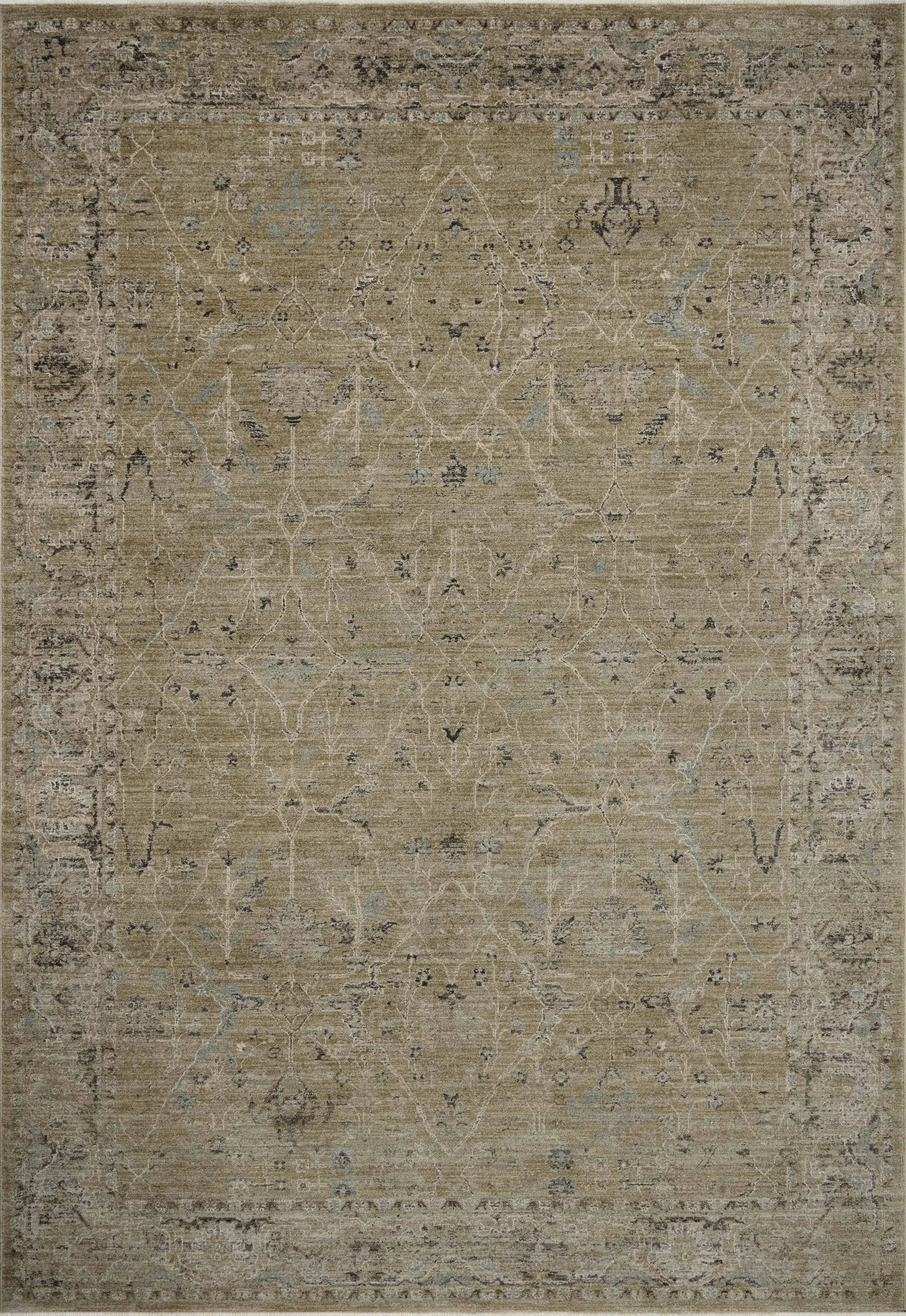 Briar BRR-02 Olive / Stone Area Rug by Loloi