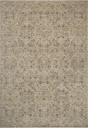 The Briar BRR-03 Silver / Moss Area Rug transforms any space with shimmering silver and lush moss tones and contemporary and traditional design in a power-loomed polyester area rug