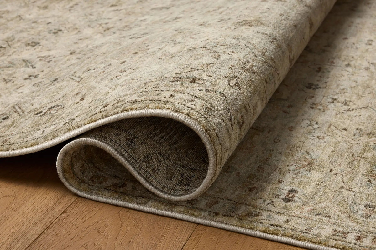 Briar BRR-03 Silver / Moss Area Rug by Loloi