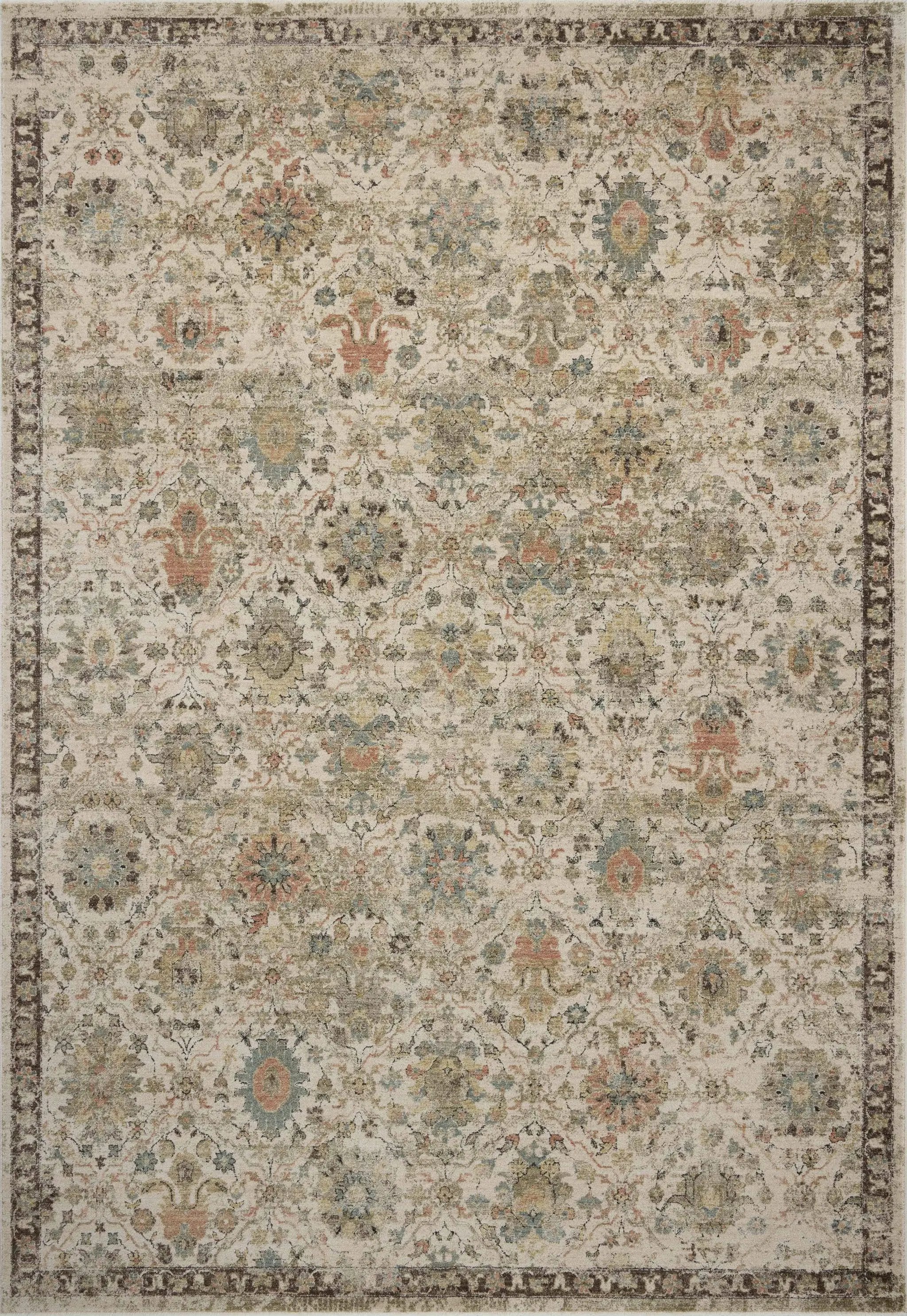 Briar BRR-04 Ivory / Multi Area Rug by Loloi