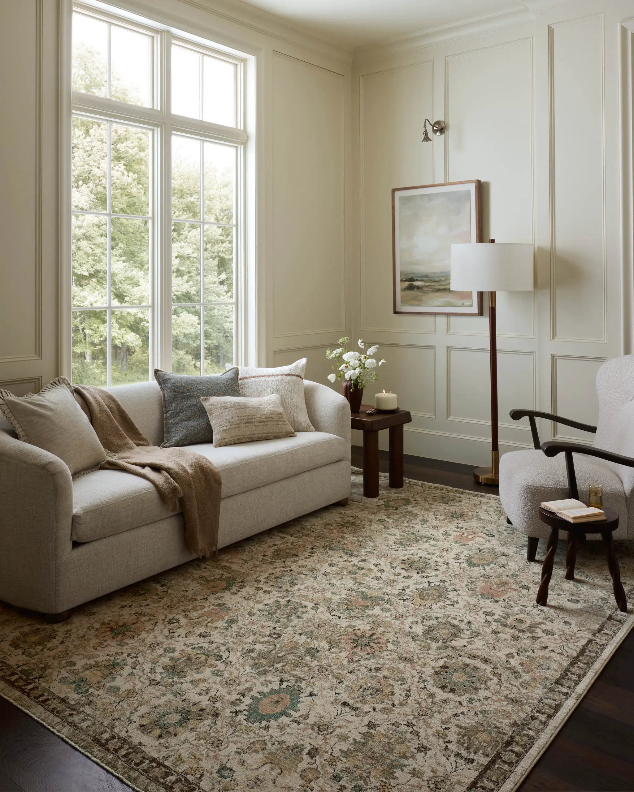 Briar BRR-04 Ivory / Multi Area Rug by Loloi