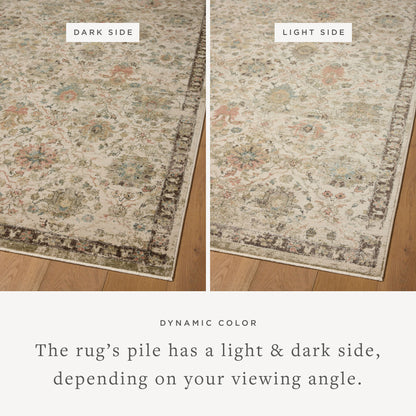 A power-loomed polyester area rug in refined ivory and vibrant multi-toned tones with contemporary and traditional motifs, the Briar BRR-04 Ivory / Multi Area Rug grounds your room beautifully