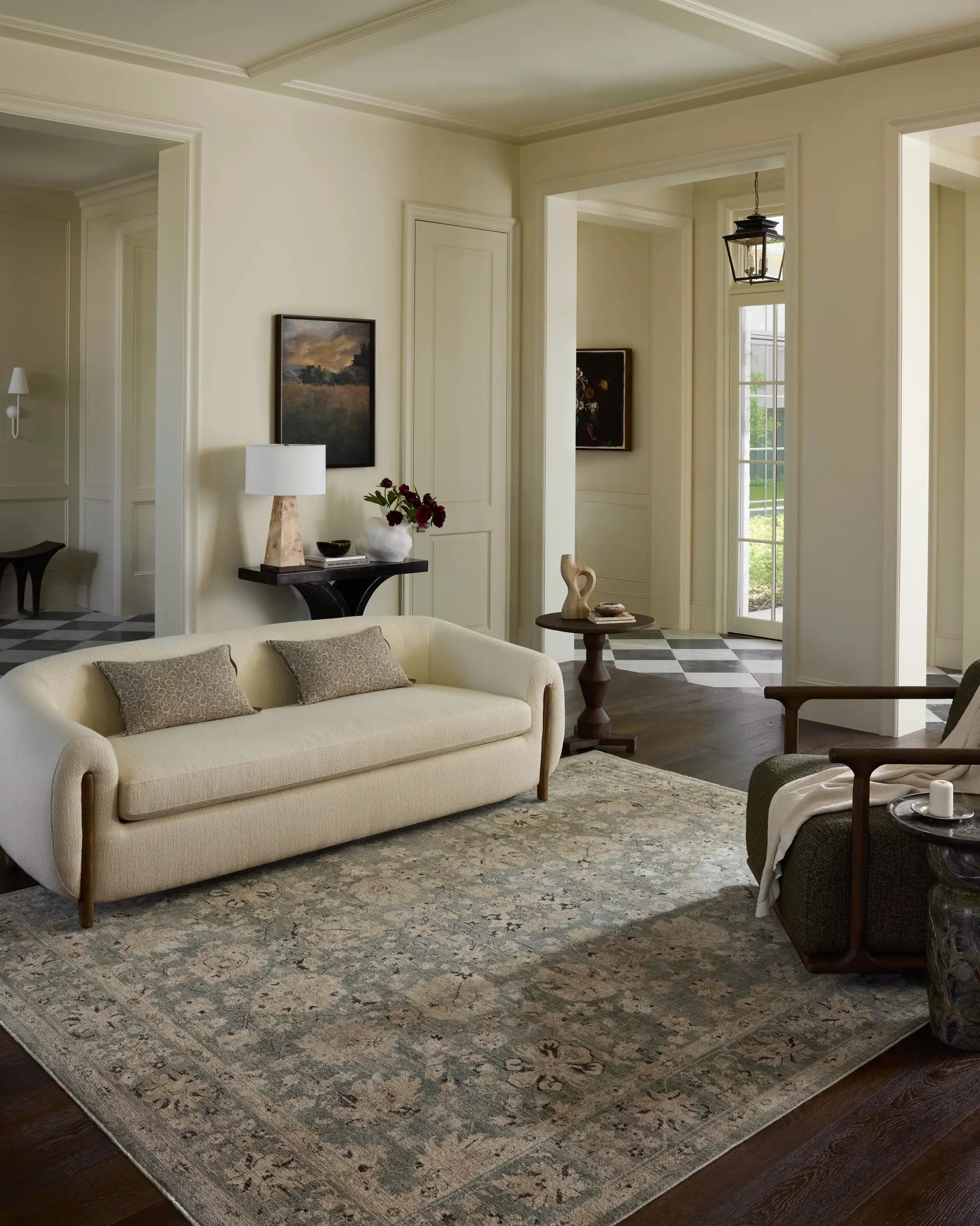 Briar BRR-05 Fog / Sand Area Rug by Loloi