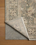 Layered in misty and sandy hues with contemporary and traditional patterns, the Briar BRR-05 Fog / Sand Area Rug is a power-loomed polyester area rug perfect for any setting