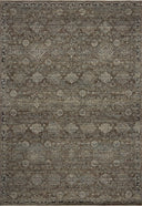 The Briar BRR-06 Bark / Lagoon Area Rug showcases grounded bark and tranquil lagoon tones in a power-loomed polyester area rug with contemporary and traditional style